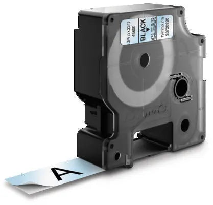 DYMO Schriftband D1 schwarz/transp. S0720820 19mm/7m Idealshop