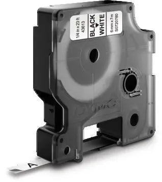 DYMO Schriftband D1 schwarz/weiss S0720780 6mm/7m Idealshop