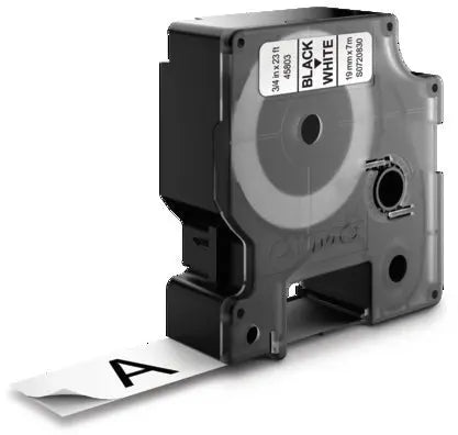DYMO Schriftband D1 schwarz/weiss S0720830 19mm/7m Idealshop