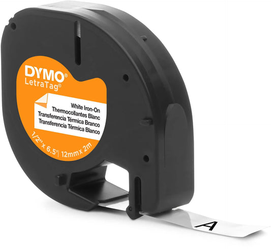 DYMO Schriftband LetraTag 12mmx2m S0718850 weiss, bügelbar Idealshop