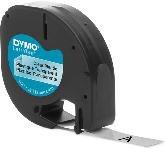 DYMO Schriftband LetraTag 12mmx4m S0721530 schwarz/transparent Idealshop