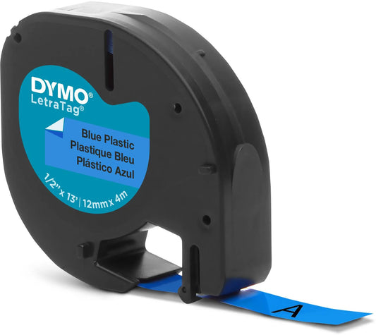 DYMO Schriftband LetraTag 12mmx4m S0721650 blau Idealshop