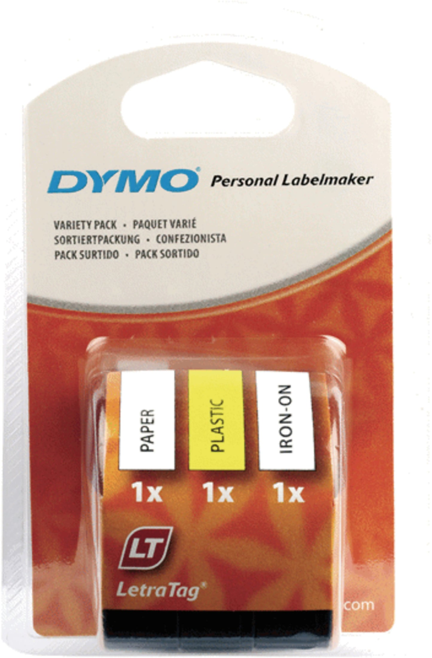 DYMO Schriftband LetraTag 3-farbig S0721800 12mmx4m Idealshop