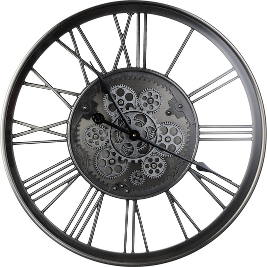 EGLO Wanduhr Kenema 55cm 425529 silber Idealshop