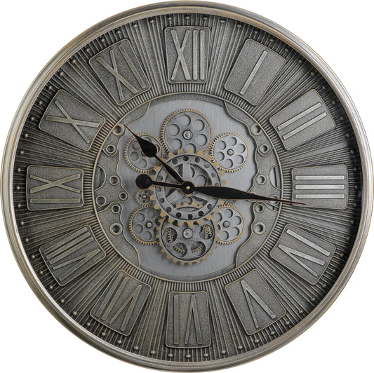 EGLO Wanduhr Kenema 70cm 425518 silber Idealshop