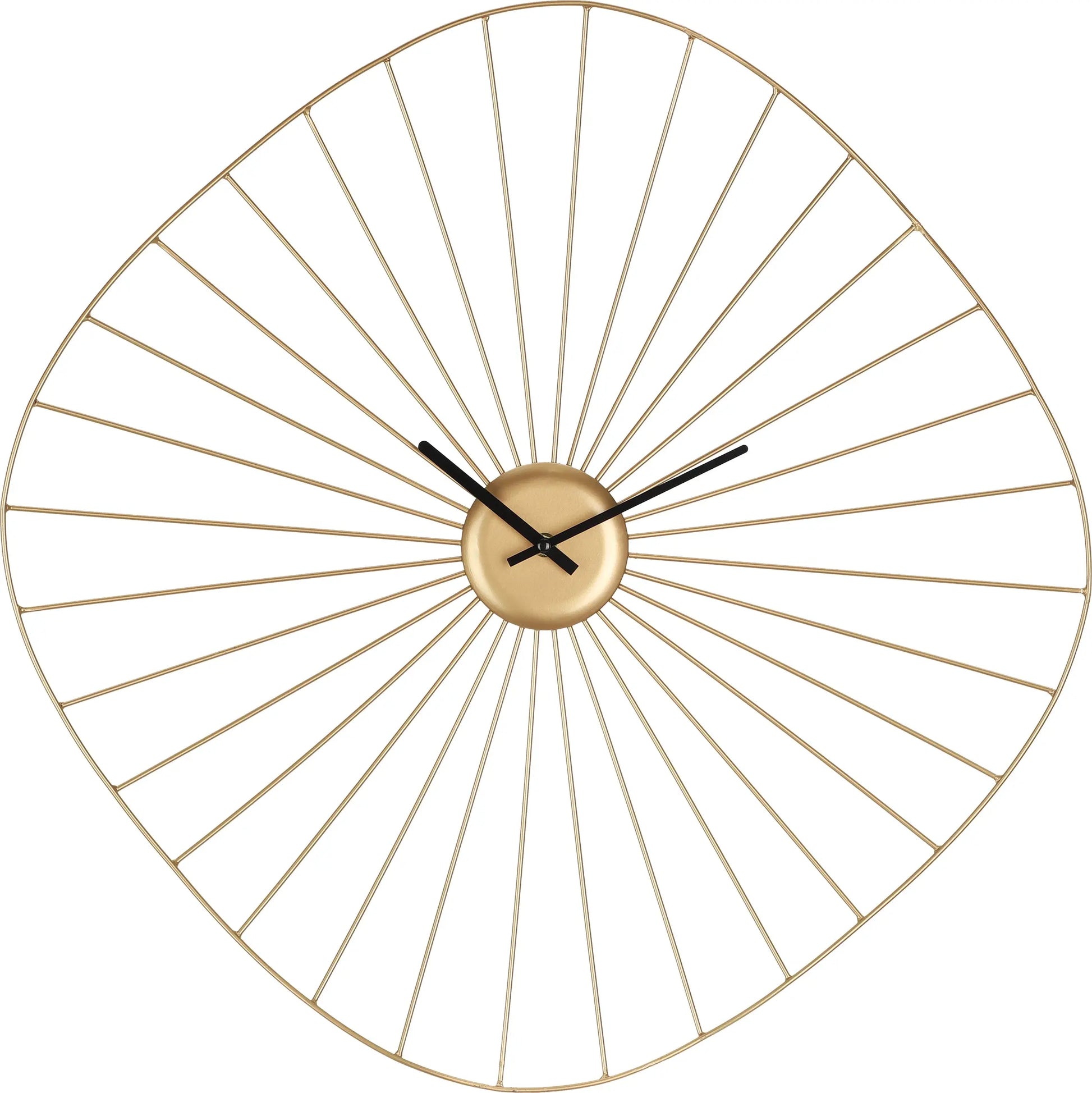 EGLO Wanduhr Matsumoto 60x60cm 425517 gold/schwarz Idealshop