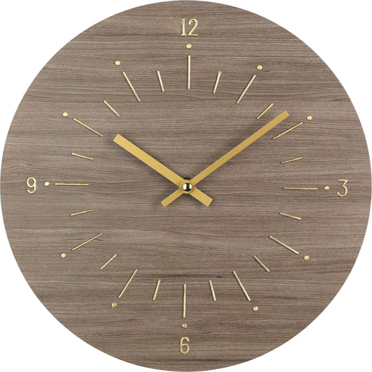 EGLO Wanduhr Takahagi 30cm 425508 braun/gold Idealshop