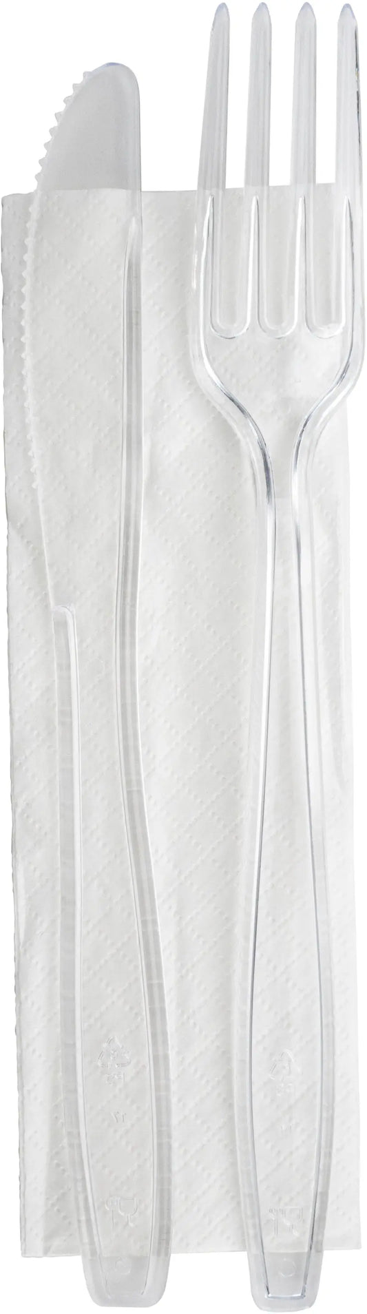 EJS Besteck-Set aus PS 5415.1001 Messer,Gabel,Serviette 50 Stk. Idealshop