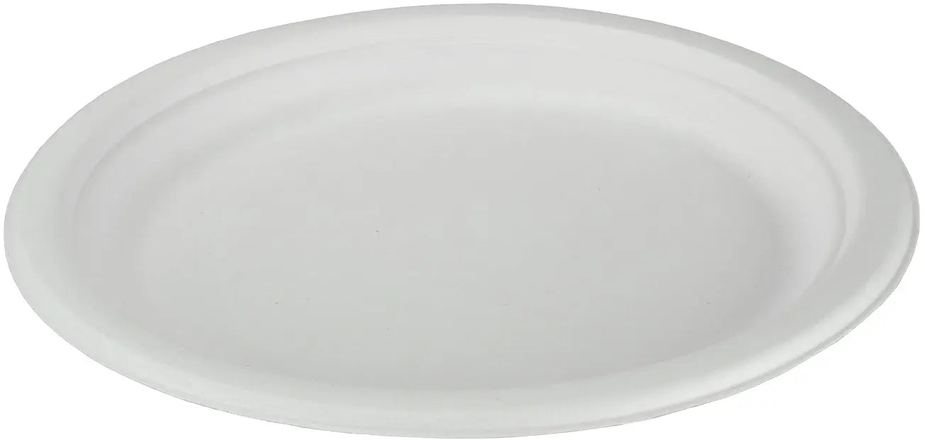 EJS Teller aus Bagasse 23cm 3142.2002 weiss 50 Stk. Idealshop
