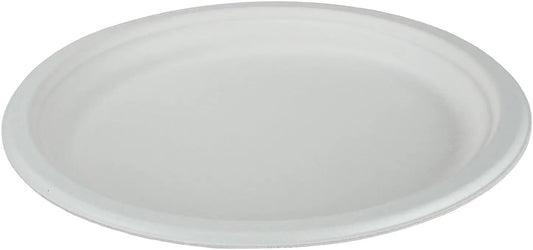 EJS Teller aus Bagasse 26cm 3142.2003 weiss 50 Stk. Idealshop