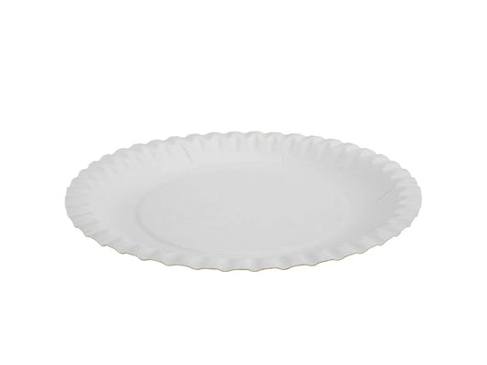 EJS Teller aus Karton 18cm 3141.2021 weiss 100 Stk. Idealshop