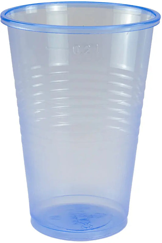 EJS Trinkbecher 2dl 1114.1006 Blau Transparent 100 Stk. Idealshop