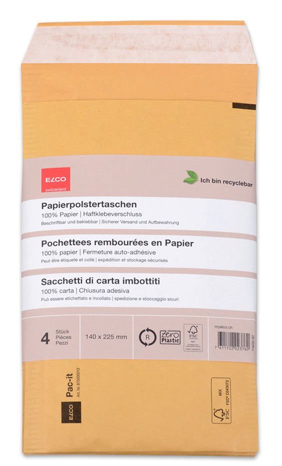 ELCO      Papierpolstertasche  140x225mm