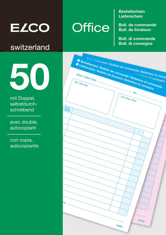 ELCO      Bestellung/Lieferschein     A5 Idealshop