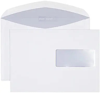 ELCO Couvert Classic m/Fenster C5 37496 100g, weiss 500 Stück Idealshop