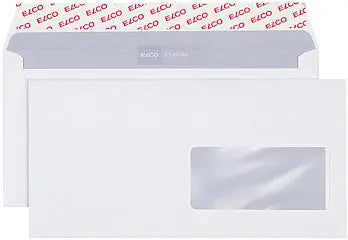 ELCO Couvert Classic m/Fenster C5/6 37796 100g, weiss 500 Stück Idealshop