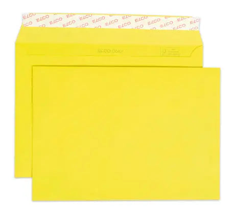 ELCO Couvert Color o/Fenster C5 24084.72 100g, gelb 250 Stück Idealshop