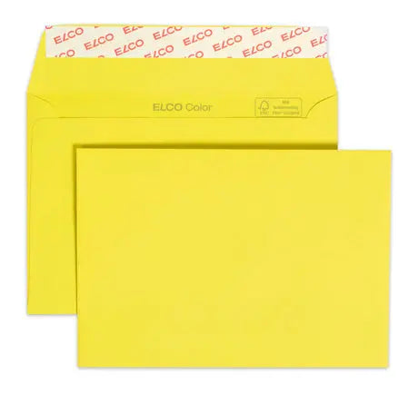 ELCO Couvert Color o/Fenster C6 18832.72 100g, gelb 250 Stück Idealshop