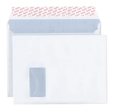 ELCO Couvert Docum. m/Fenster C4+ 48684 120g, weiss 200 Stück Idealshop