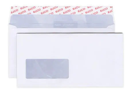 ELCO Couvert Fenster li Vi DL C5/6 17717.10 weiss, Kleber, 100g, 500 Stück Idealshop