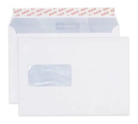ELCO Couvert Off. Fenster links .C5 74537.12 100g, weiss 100 Stück Idealshop