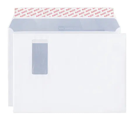 ELCO Couvert Office Fenster re. C4 74522.12 120g,hochweiss,Kleber 50 Stk. Idealshop