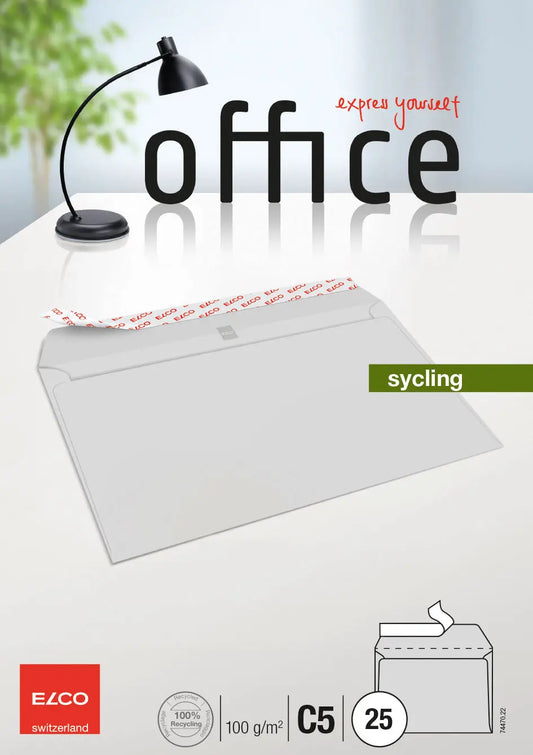 ELCO Couvert Office o/Fenster C5 74470.22 100g, recycling 25 Stück Idealshop