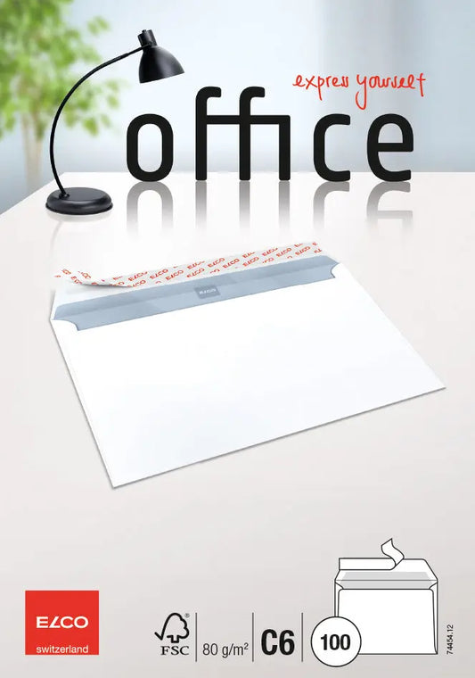 ELCO Couvert Office o/Fenster C6 74454.12 weiss 100 Stück Idealshop