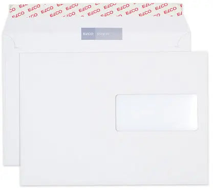 ELCO Couvert Power m/Fenster C5 50203 125g, weiss 500 Stück Idealshop