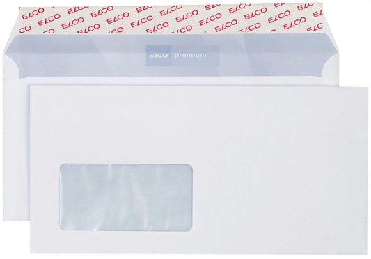 ELCO Couvert Premium m/Fenster C5/6 30779 100g, weiss 500 Stück Idealshop
