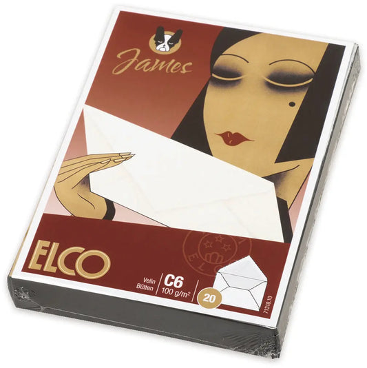 ELCO Couverts Velin C6 71318.10 weiss, 100g 20 Stück Idealshop