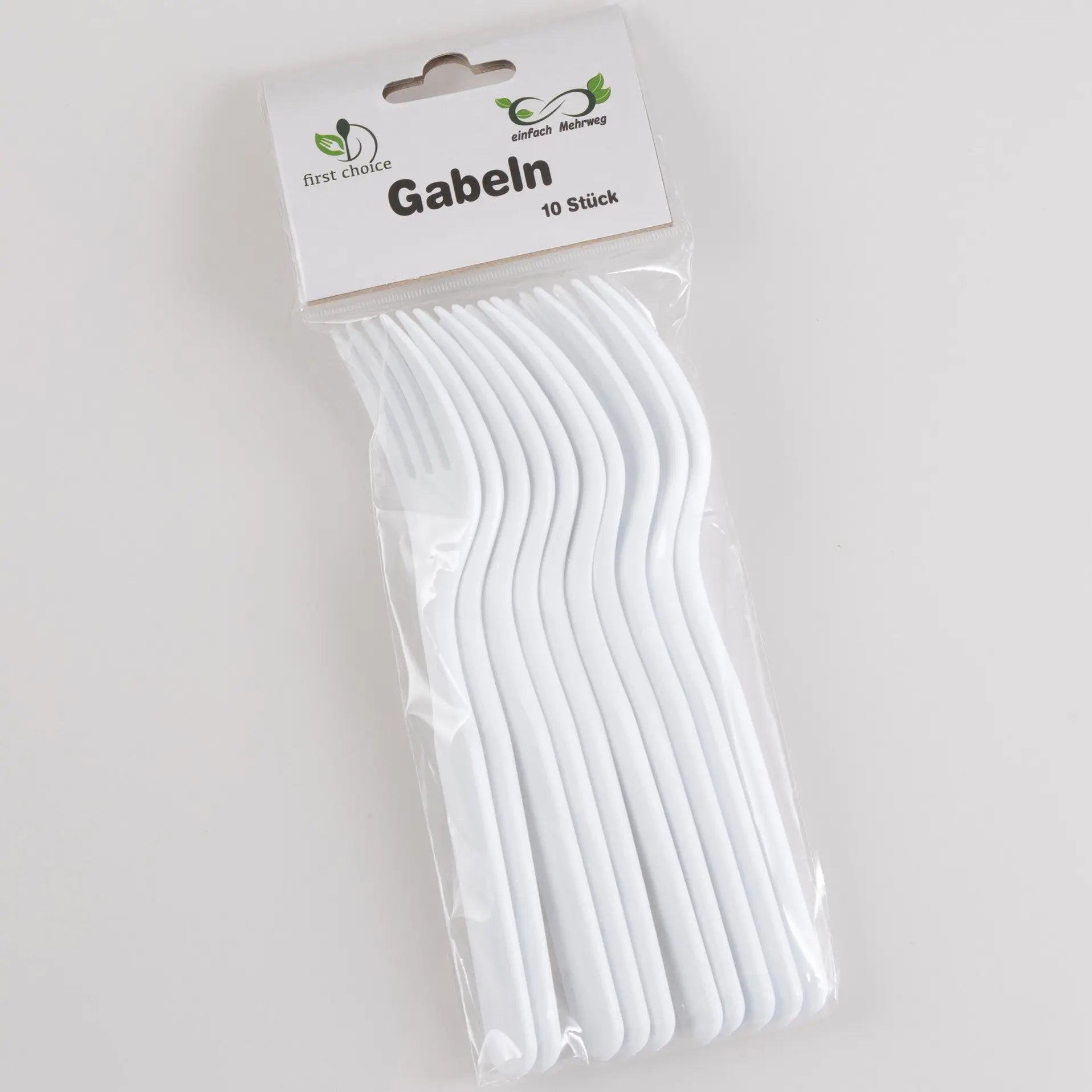 ELCO Gabel aus Kunststoff 10011110-001 Mehrweg weiss, 10Stk. Idealshop