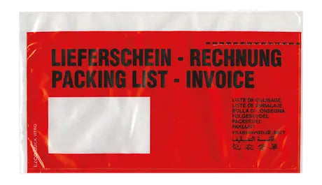 ELCO Lieferschein Quick Vitro C6/5 29034.80 rot, Fenster links 250 Stk. Idealshop