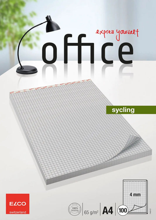 ELCO Notizblock Office A4 74404.27 kariert, 65g 100 Blatt Idealshop