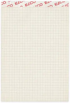 ELCO Notizblock kariert 4mm A6 73313.27 grau recycling 65g 100 Blatt Idealshop
