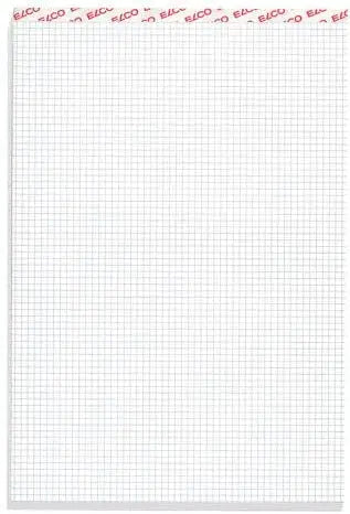 ELCO Notizblock kariert 4mm A6 73423.17 weiss, 70g 100 Blatt Idealshop
