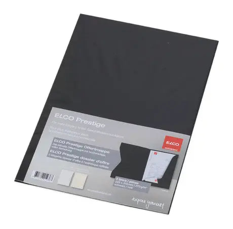 ELCO Offertmappe A4 73689.25 270g, noir 2 Stück Idealshop