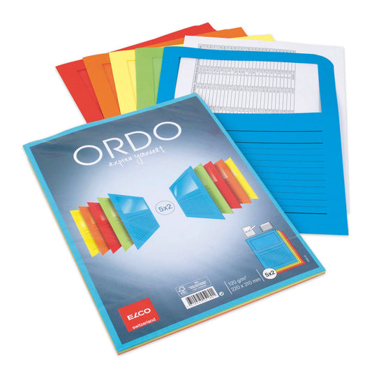 ELCO Organisationsmappe Ordo A4 73695.00 classico, 5-farbig 10 Stück Idealshop