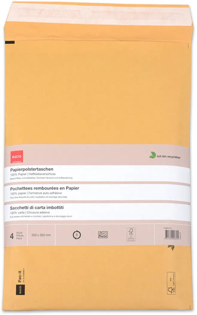 ELCO Papierpolstertasche 74653.92 250 x 350mm, braun 4 Stk. Idealshop