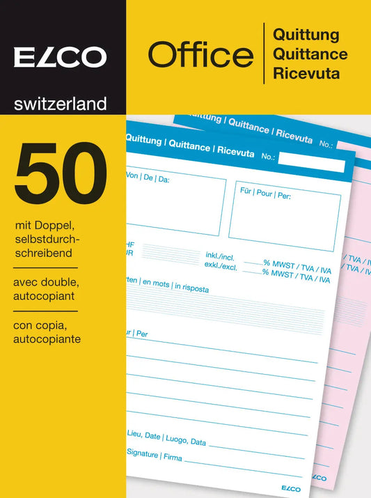 ELCO      Quittung                    A6 Idealshop
