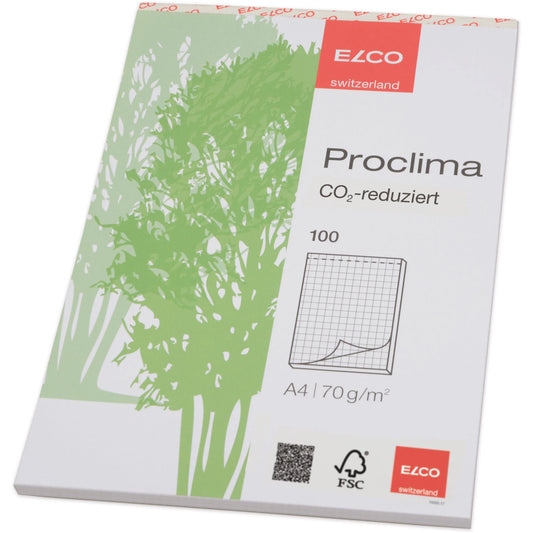 ELCO Schreibblock Proclima A4 74325.17 kariert, 70g 100 Blatt Idealshop