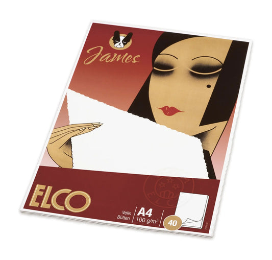 ELCO Schreibblock Velin A4 71311.10 weiss 40 Blatt Idealshop