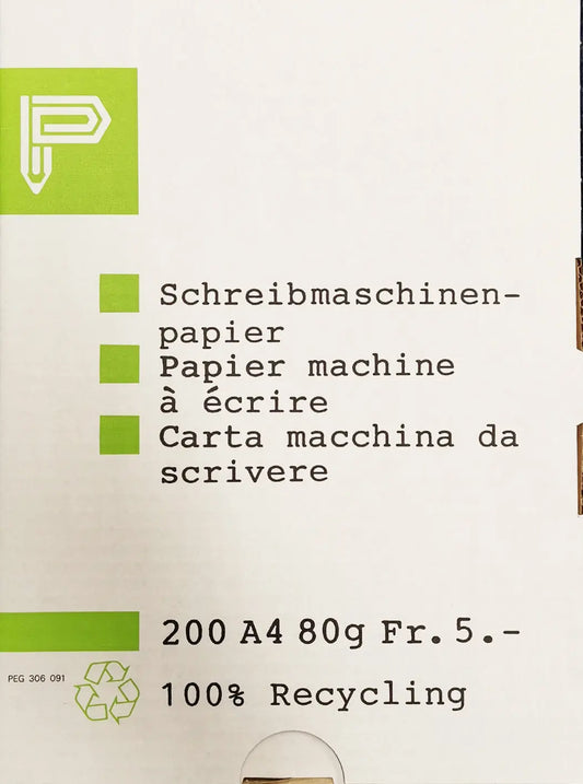 ELCO Schreibmaschinenpapier A4 306091 Recycling 200 Blatt Idealshop