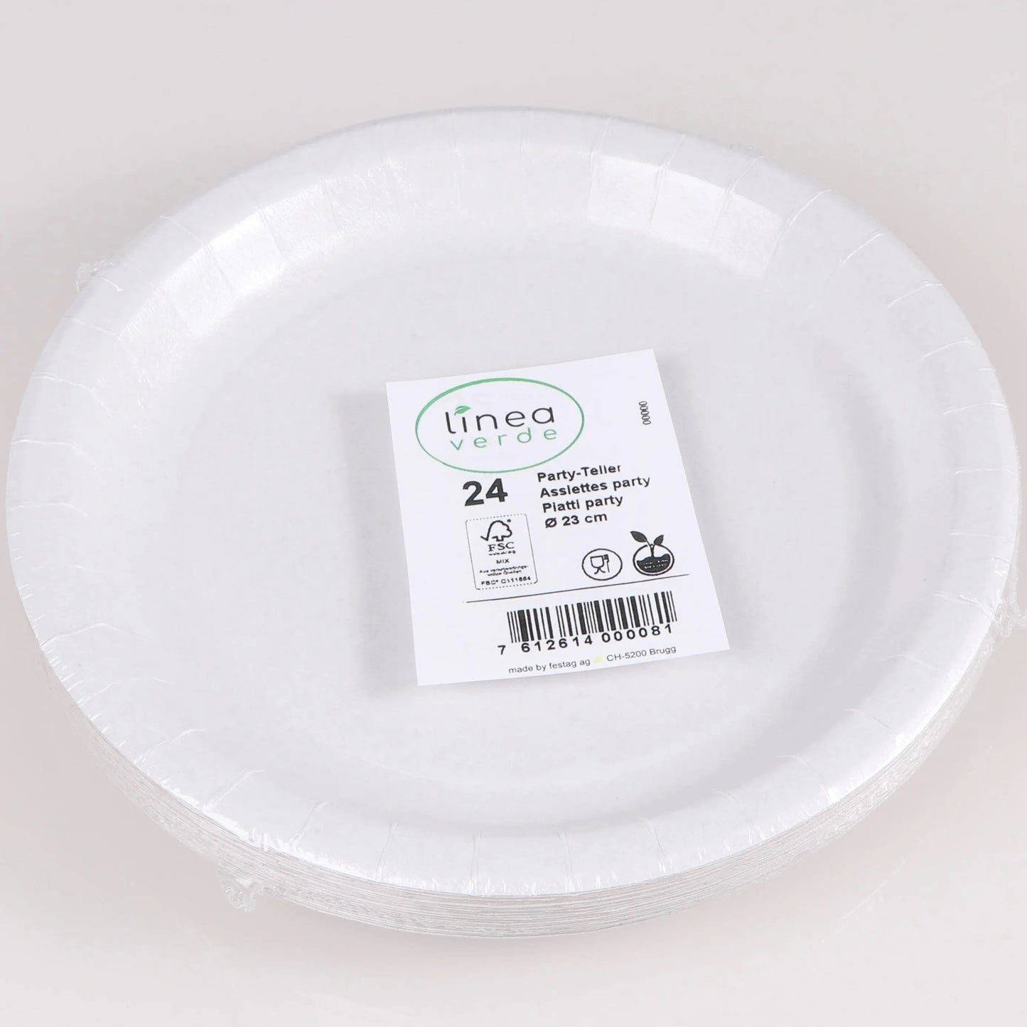 ELCO      Teller aus Karton         23cm Idealshop