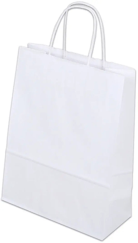 ELCO Tragetasche 220x100x290mm 84102.10 mit Kordel, weiss 50 Stück Idealshop