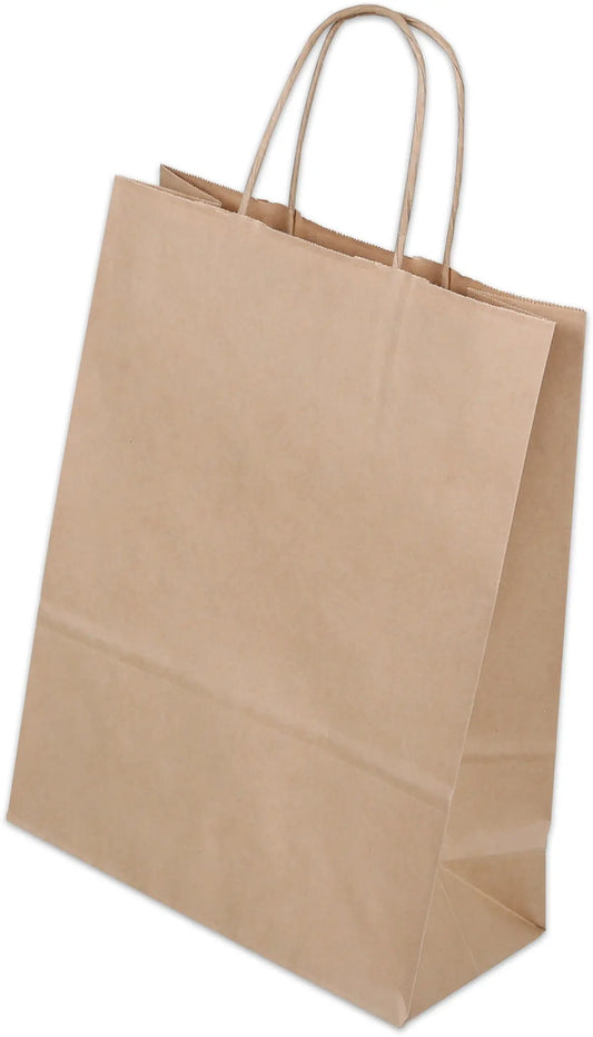 ELCO Tragetasche 220x100x290mm 84102.25 mit Kordel, braun 50 Stück Idealshop