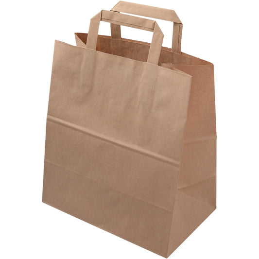 ELCO Tragetasche 26x16x29cm 7010107.25 mit Henkel, braun 50 Stück Idealshop