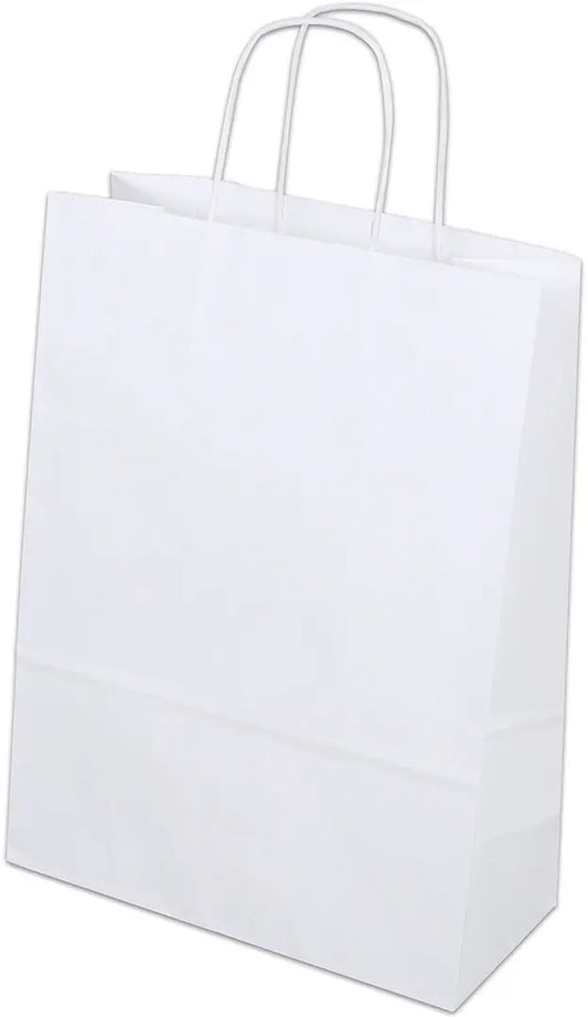 ELCO Tragetasche 270x120x370mm 84103.10 mit Kordel, weiss 50 Stück Idealshop