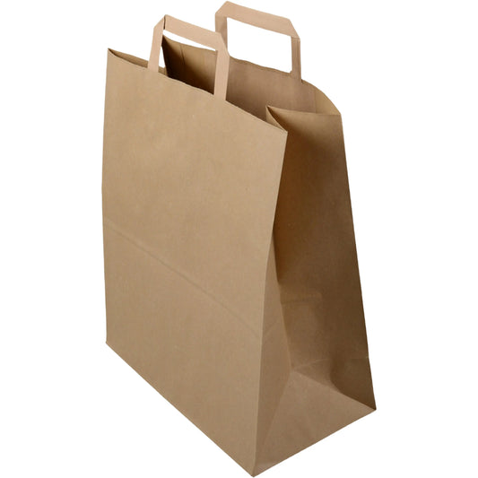 ELCO Tragetasche 32x17x38cm 7010104.25 mit Henkel, braun 50 Stück Idealshop