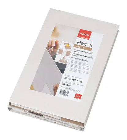 ELCO Versandtasche 225x165x58mm 845662114 109g, weiss, Kleber 2 Stück Idealshop